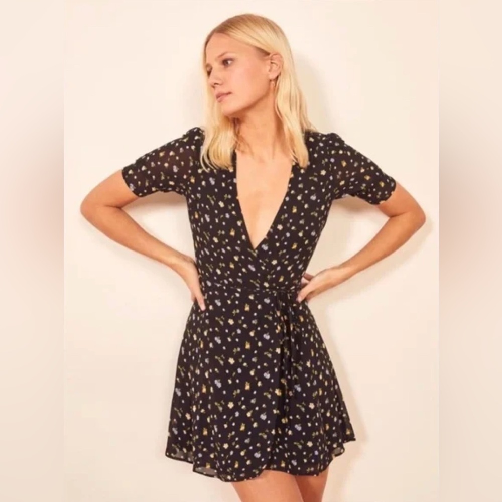 Reformation Lucky mini dress in Posie